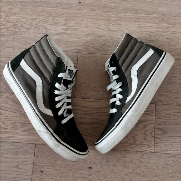 Vans Other - Vans Black and White High-Top Sneakers